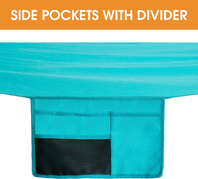 Lazy Daze Hammocks 11 FT Double Outside Hammock Quick Dry Olefin Fabric Hammock - Image 4