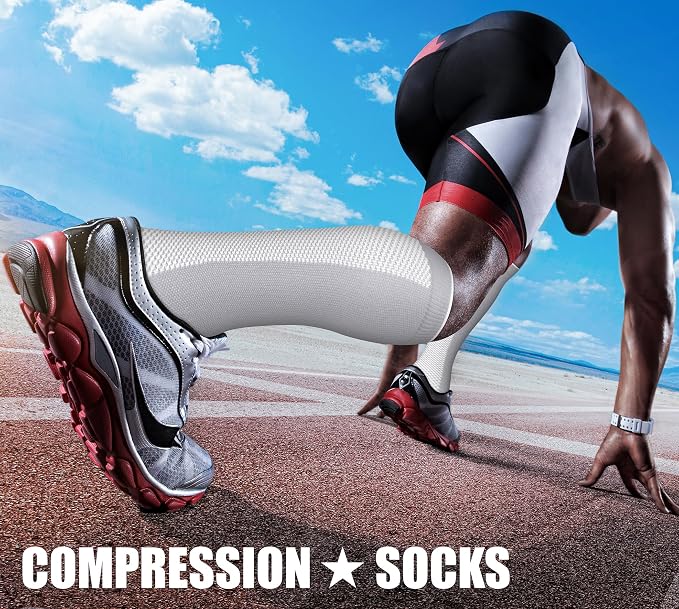 CHARMKING Compression Socks for Women & Men Circulation 15-20 mmHg is Best - Image 3