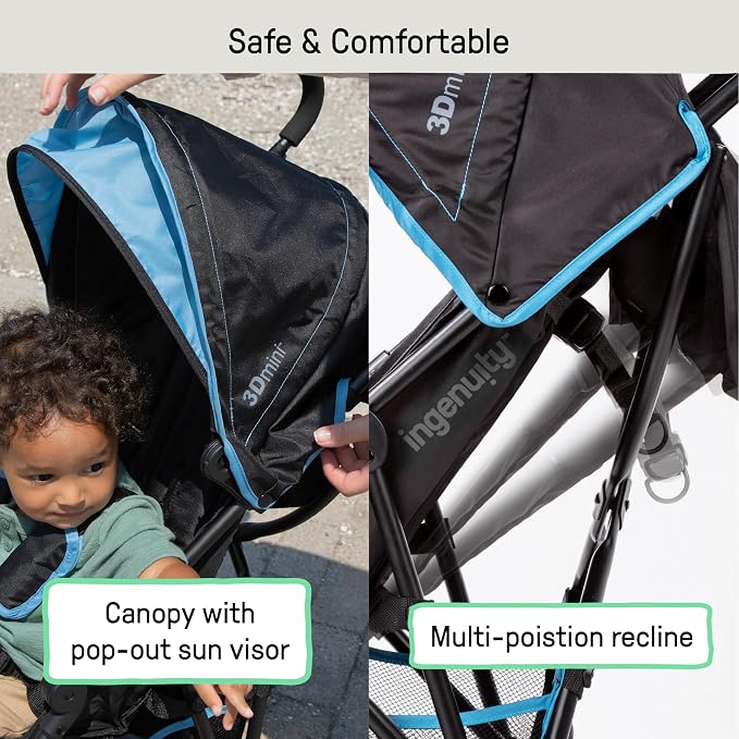 Ingenuity 3D Mini Convenience Stroller – Lightweight Stroller - Image 4