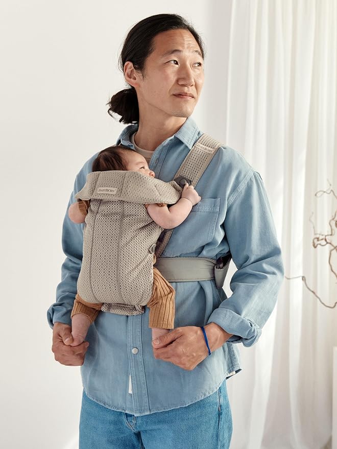 BabyBjörn Baby Carrier Mini, 3D Mesh Newborn Carrier, Easy-to-Use - Image 3