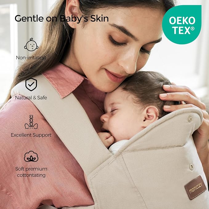 Momcozy Newborn Carrier WeeSnug- Lightweight and Cozy Comfort - Image 4