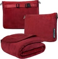 PAVILIA Travel Blanket Pillow, Soft Airplane Blanket 2-in-1 Combo Set, Plane by PAVILIA
