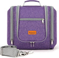 Hanging Travel Toiletry Bag for Women and Men, 6 Organizer Compartments by COOSKY