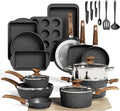 MAISON ARTS Pots and Pans Set Non Stick, 30 Piece Kitchen Cookware & Bakeware by MAISONARTS