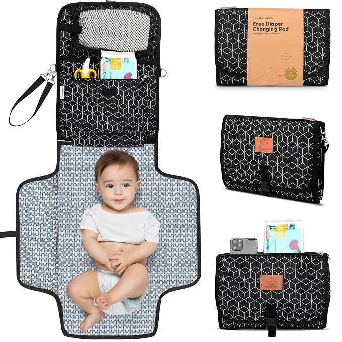 KeaBabies Portable Diaper Changing Pad by KeaBabies