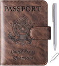 Passport Holder Cover Wallet Travel Essentials Leather Rfid Blocking Case by LOHASLIFE