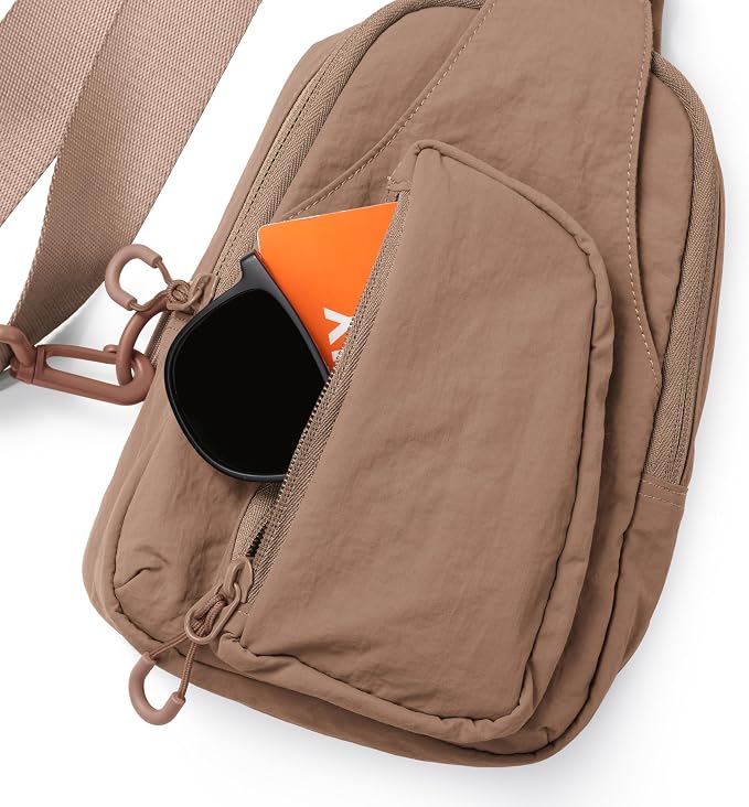 ODODOS Daily Sling Bag with Adjustable Straps Crossbody Chest Bag Lightweight - Image 4