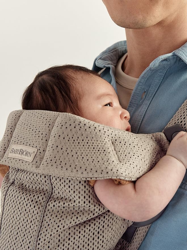 BabyBjörn Baby Carrier Mini, 3D Mesh Newborn Carrier, Easy-to-Use - Image 5