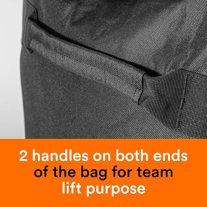 Fitdom 130L 36" Heavy Duty Extra Large Sports Gym Equipment Travel Duffle Bag - Image 6