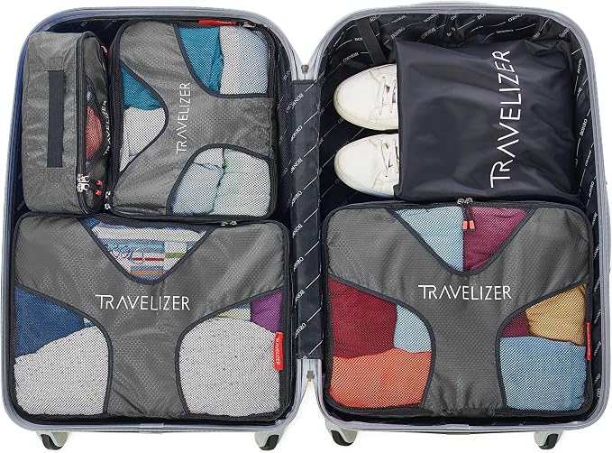 Travel Packing Cubes 5 pcs Luggage Organizer Set - Image 9