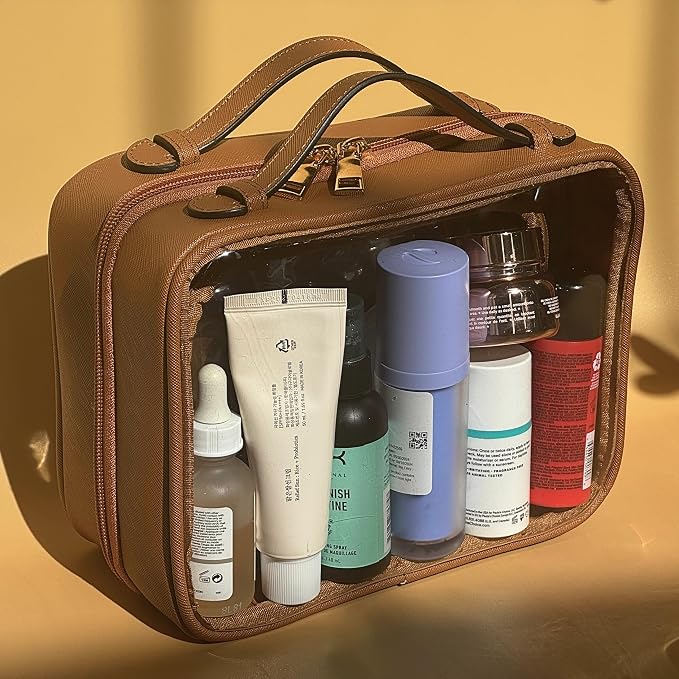 JAZD Clear Makeup Bag Toiletry Bag - Image 2