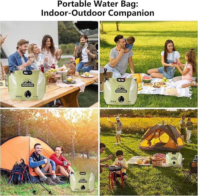 Collapsible 8L Water Storage Bag, BPA-Free Portable Folding Water Jug - Image 8