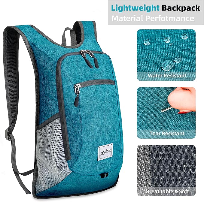 Lightweight Foldable Travel Backpack - 10L Daypack - Image 5