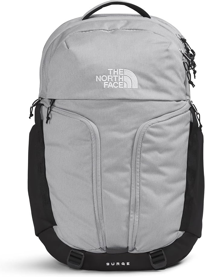 The North Face Surge Commuter Laptop Backpack, Meld Grey Dark Heather/TNF Black by THENORTHFACE