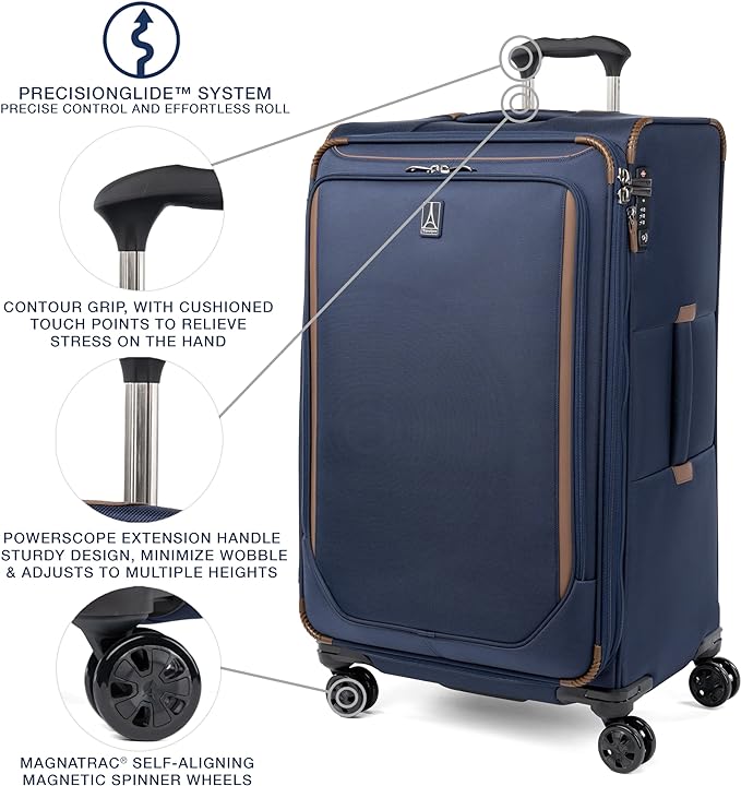 Travelpro Crew Classic Lightweight Softside Expandable Checked Luggage - Image 2