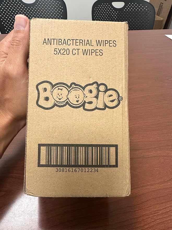 Boogie Antibacterial Hand Wipes by Boogie, Alcohol Free, Hypoallergenic and - Image 8