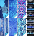 6 Pack Lightweight Thin Beach Towel Oversized 71"x32" Big Extra Large by Gomust