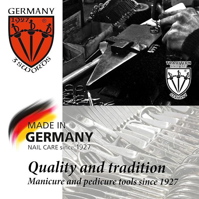 3 Swords Germany – Brand Quality 8 Piece Manicure Pedicure Grooming kit Set - Image 7