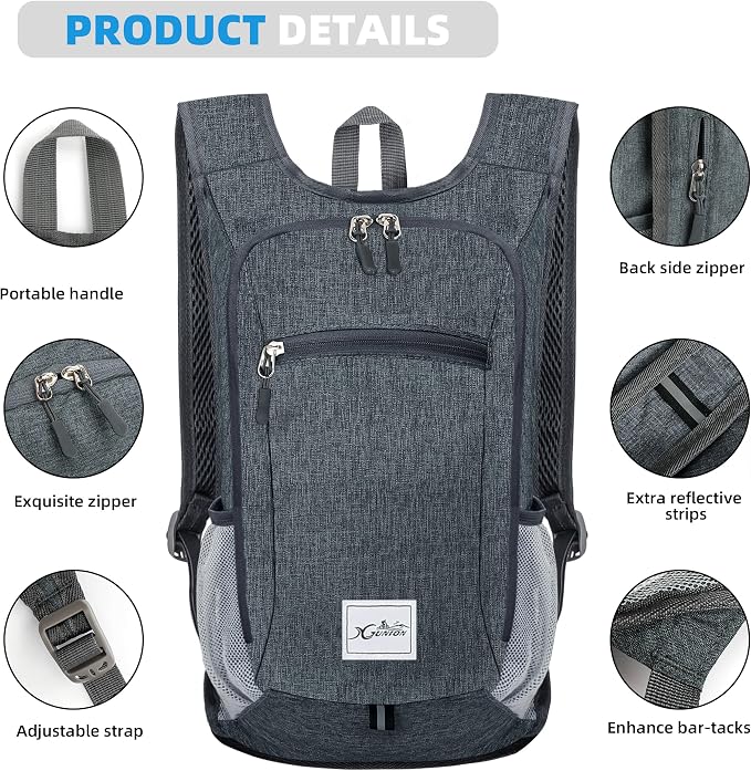 Lightweight 10L Foldable Travel Backpack - Image 4