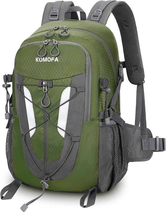Hiking Backpack 30L Lightweight Travel Daypack Small Day Pack by Komofa