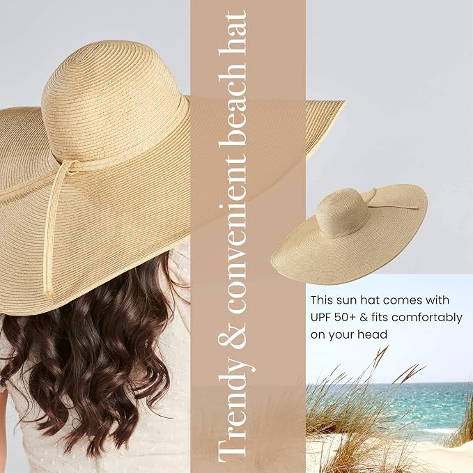 San Diego Hat Company Women's Ultrabraid X-Large Brim Hat, Adjustable Sun Hat - Image 3