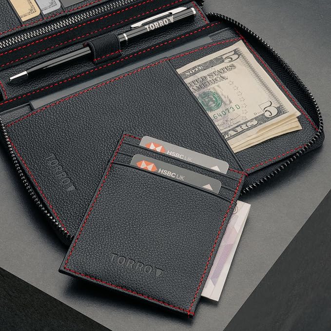 TORRO Travel Wallet – Genuine Leather Travel Organiser - Image 5