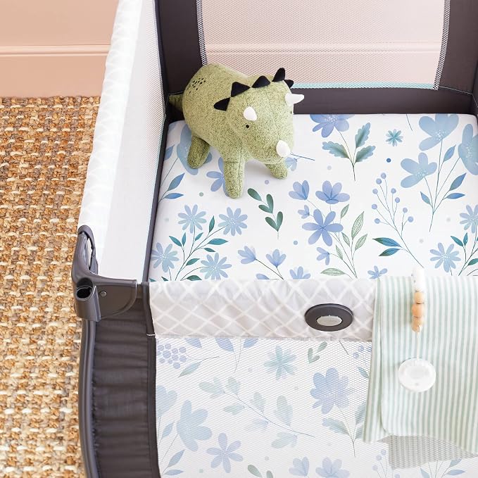TotAha Premium Stretchy Pack N Play Playard Sheets | Mini Crib - Image 3