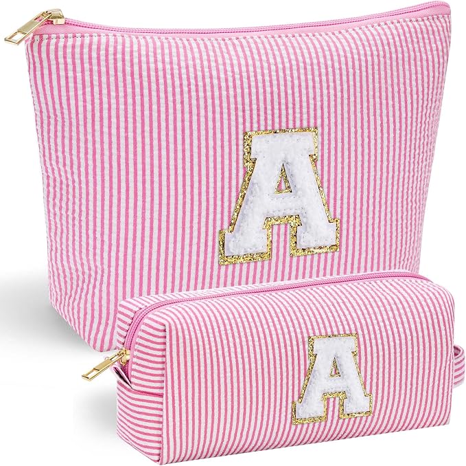 YOOLIFE Personalized Initial Makeup Bag by YOOLIFE