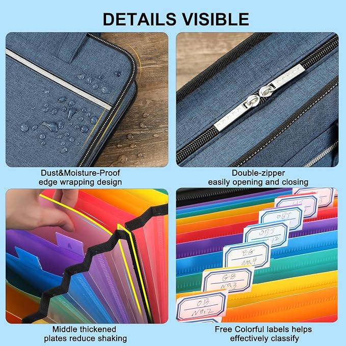 SEEKIND Accordian File Organizer - Image 4
