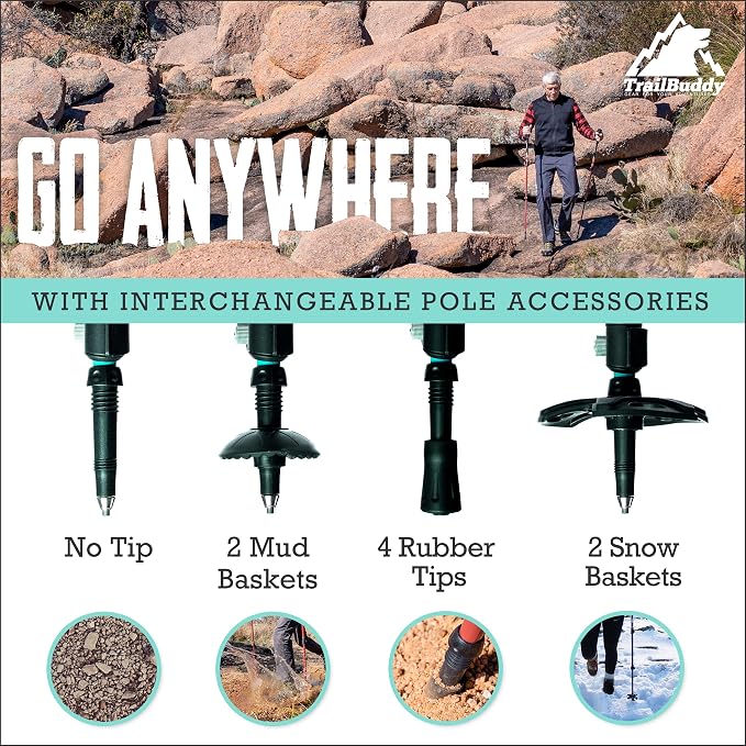 TrailBuddy Trekking Poles - Image 4