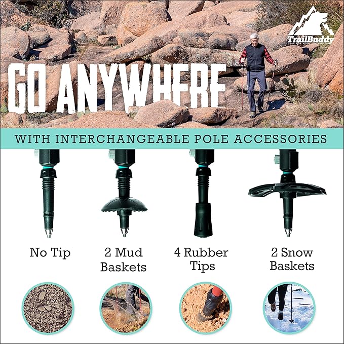 TrailBuddy Trekking Poles - Image 4