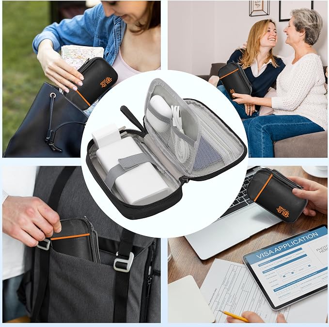 Electronics Organizer, Travel Cord Organizer Pouch, Portable Cable Organizer - Image 6