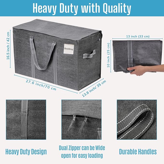 VENO 4 Pack Moving Bags, Heavy Duty, Moving Boxes Alternative, Packing Storage - Image 3