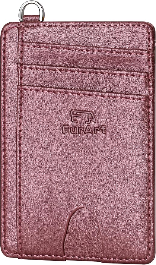 FurArt Slim Minimalist Wallet, Front Pocket Wallets, RFID Blocking, Credit Card by FurArt