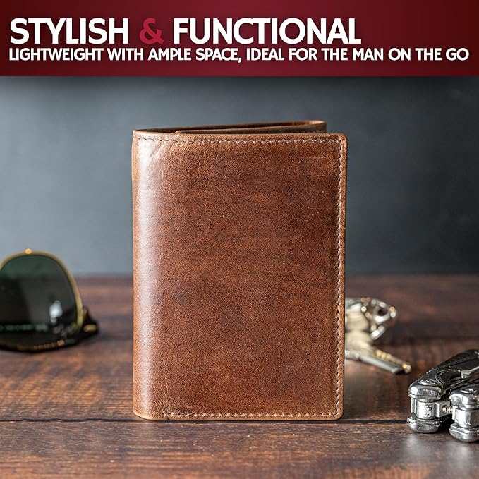 BULL GUARD Leather Trifold Wallets - Image 6