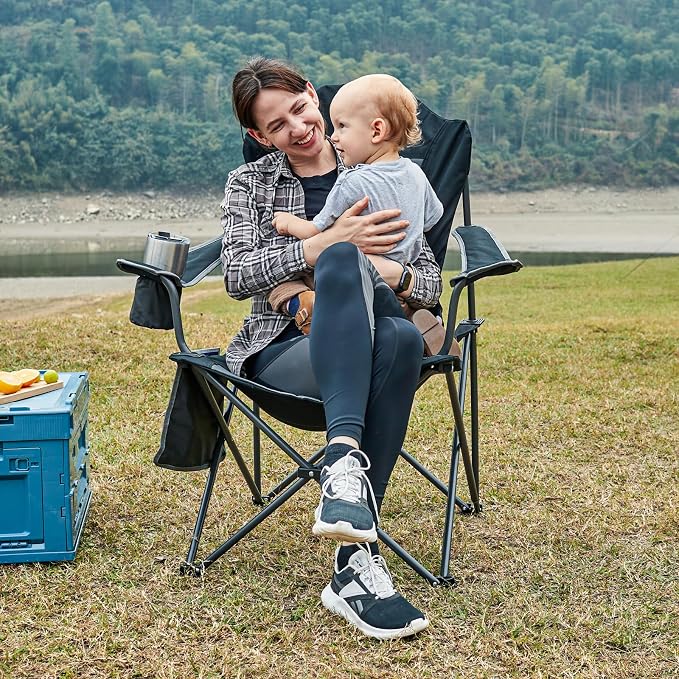 EVER ADVANCED Folding Camping Chair - Image 2