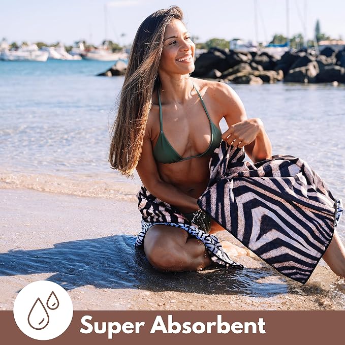 ECCOSOPHY Microfiber Beach Towel - Image 6