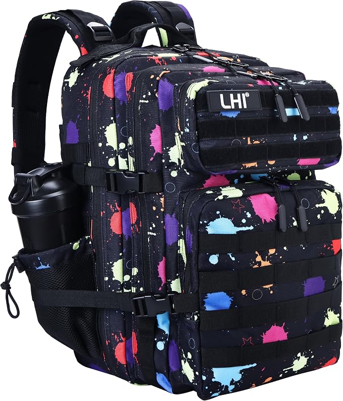 LHI Military Tactical Backpack for Men and Women 45L Army 3 Days Assault Pack by LHI