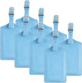 8 Pack Leather Luggage Travel Bag Tags by Travelambo by Travelambo