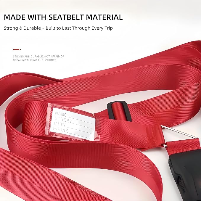 2-Pack Adjustable Luggage Straps - Image 3