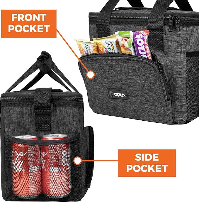 OPUX Soft Cooler Bag, Insulated Collapsible Lunch Cooler Tote - Image 6