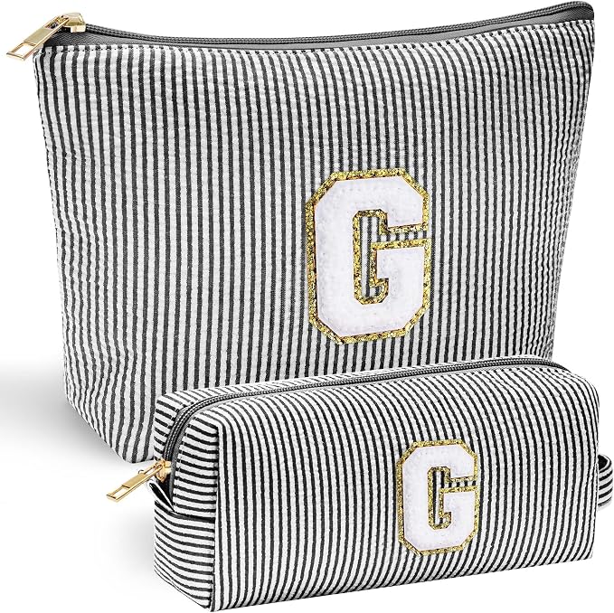 YOOLIFE Gifts for Girls, Women & Teenagers, Personalized Initial Makeup Bag by YOOLIFE
