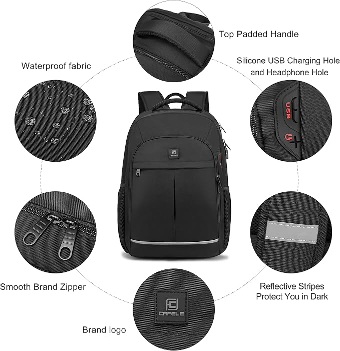 Backpack, Laptop Backpack, Carry on Backpack, Durable TSA Friendly Business - Image 6