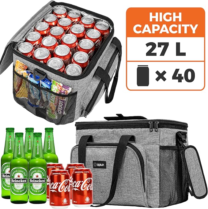OPUX Soft Cooler Bag, Insulated Collapsible Lunch Cooler Tote - Image 2