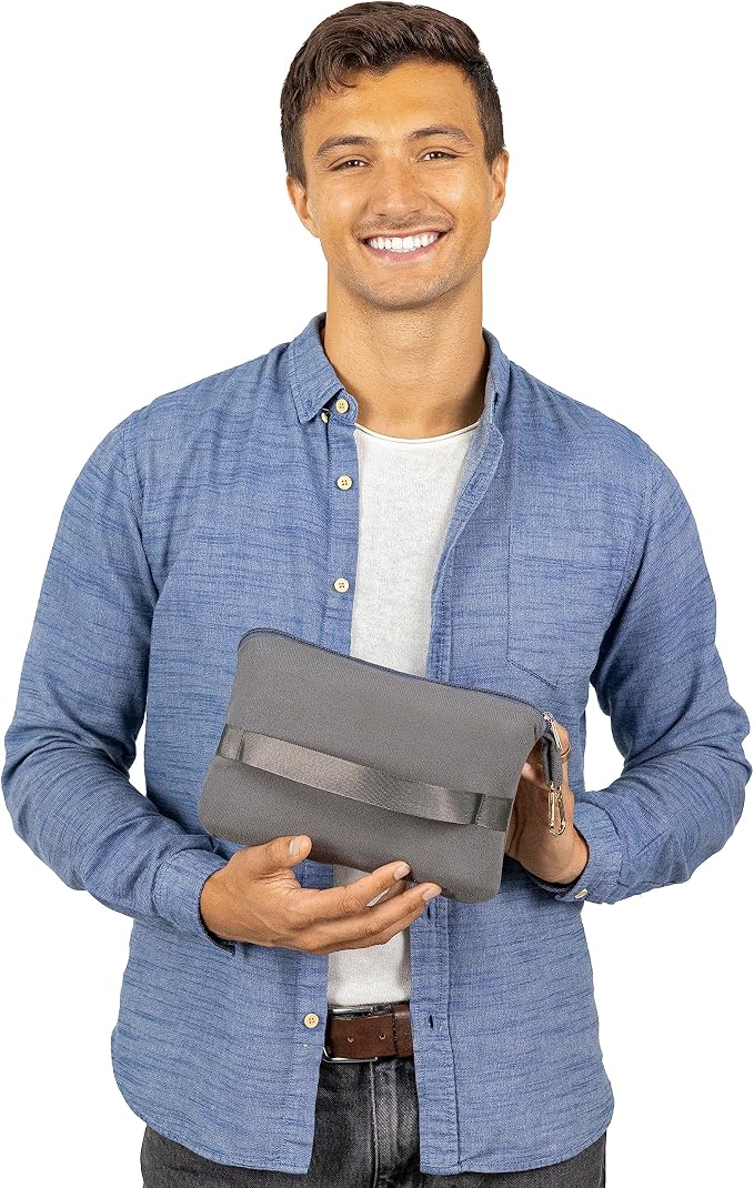 BlueHills Travel Blanket Pillow Compact Lightweight Pocket Size Airplane - Image 8