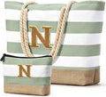Becokan Beach Bag Initial Beach Tote by BecokanBeachBagSpecialist