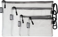 GOBAGS Air Production Multi‑Size Clear Zipper Pouch – Cable Organizer & Travel by Unknown