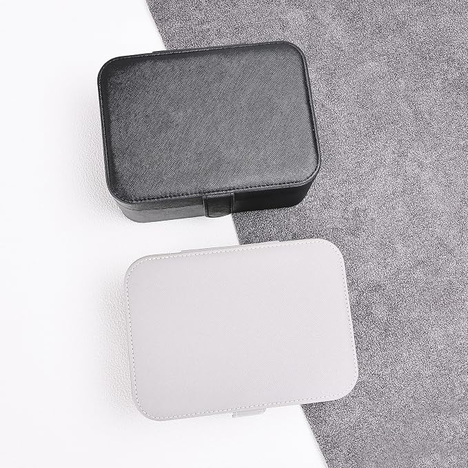 2 Layer Portable Jewelry Box, Large Jewelry Travel Case - Image 5