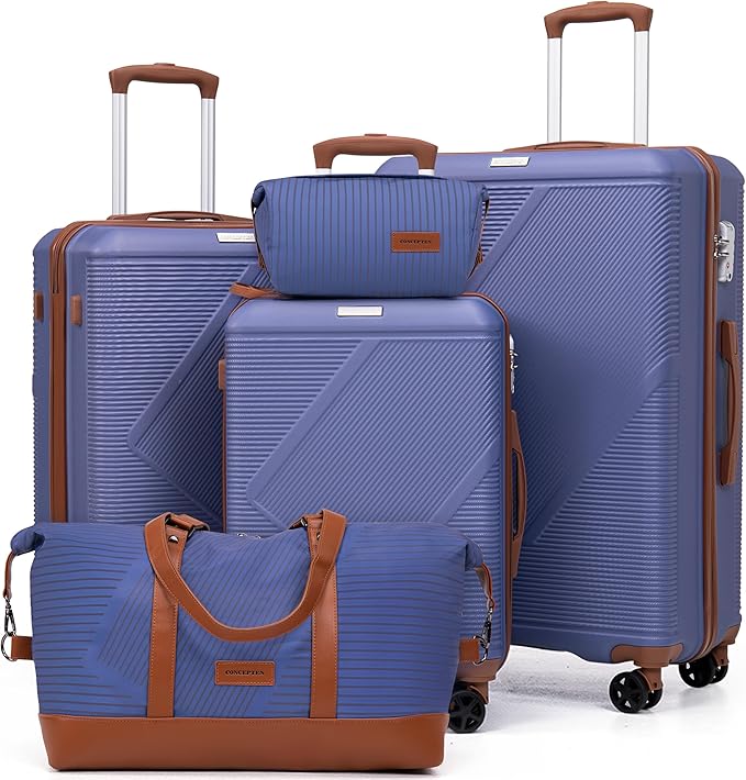 Luggage Sets 5 Piece, Suitcases by CONCEPTEN