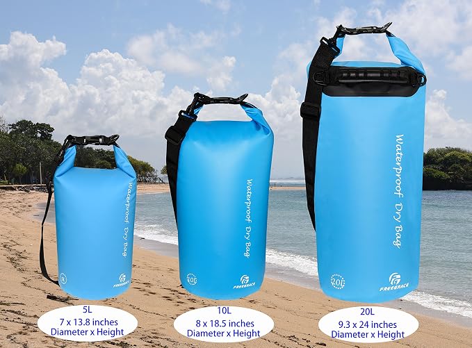 Freegrace Waterproof Dry Bags Set of 3 Dry Bag - Image 2